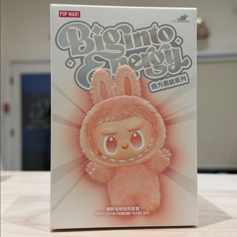Pop Mart Bigto Energy Pink Stuffed Animal
